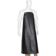 ANSELL 56-512 AlphaTec® Black Bib Apron,17-19 mil,45"x 35