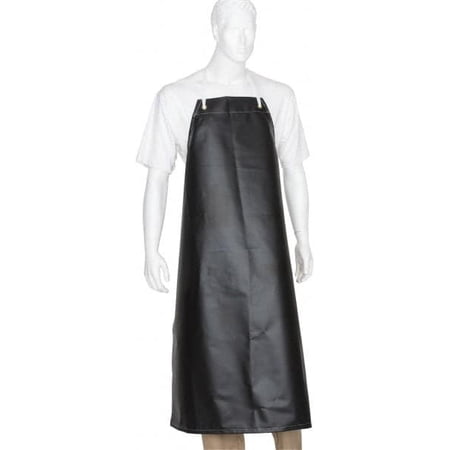 ANSELL 56-512 AlphaTec® Black Bib Apron,17-19 mil,45"x 35