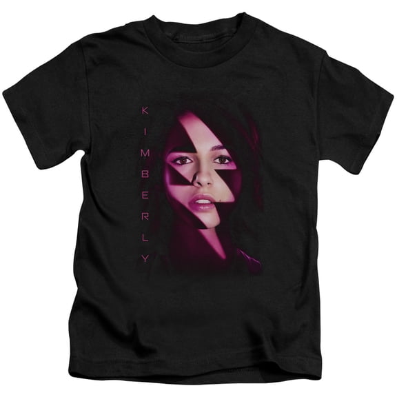 Power Rangers Kimberly Bolt Youth 18/1 T-Shirt Black