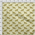 thumbnail image 3 of oneOone Organic Cotton Voile Fabric Fox Block Decor Fabric Printed BTY 42 Inch Wide, 3 of 4