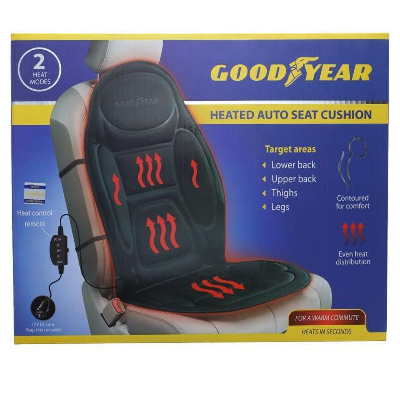 Brand new! Goodyear heated auto seat cushion. - Auto Parts