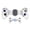 White, variant on D10S BT Mobile Gaming Controller with 16W Cooling Fan, Hall Sticks & Triggers, for Switch, PC, P4