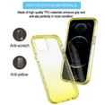 thumbnail image 4 of iPhone 12 Case, iPhone 12 Pro Case, and [2 x Tempered Glass Screen Protector] Crystal Clear Cover with Reinforced Corner Bumper Slim Flexible TPU Phone Case for iPhone 12/12 Pro 6.1 inch ,Yellow, 4 of 8