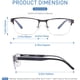 thumbnail image 2 of Lentes de Lectura Multifocales Progresivos ZERPEET 2 Pares 2.0x, 2 of 7