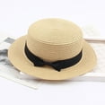 thumbnail image 3 of PMVFHDE Elegant Womens Wide Brim Floral Design Summer Dress Hat for Beach Wedding Bridal and Outdoor Sun Khaki, 3 of 3