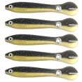 thumbnail image 2 of Comida De Pesca 5 uds cebo de pesca suave 7cm 6g Loach Fake Wobbler señuelos de natación (oro) Likrtyny Para Estrenar, 2 of 4