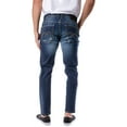 thumbnail image 2 of RAW X Mens RawX Contrast Neon Stitch Flex Jeans, Indigo, 34X30, 2 of 7