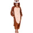 thumbnail image 2 of Silver Lilly Pyjama Unisexe pour Adulte - Peluche une Pièce Cosplay Chipmunk Costume d'Animal, 2 of 7