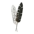 thumbnail image 1 of Sagebrook Home Metal 36" Feather Wall Decor, Black, 1 of 1
