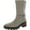 Grey Leather, variant on Franco Sarto Womens Elle Leather Block Heel Motorcycle Boots