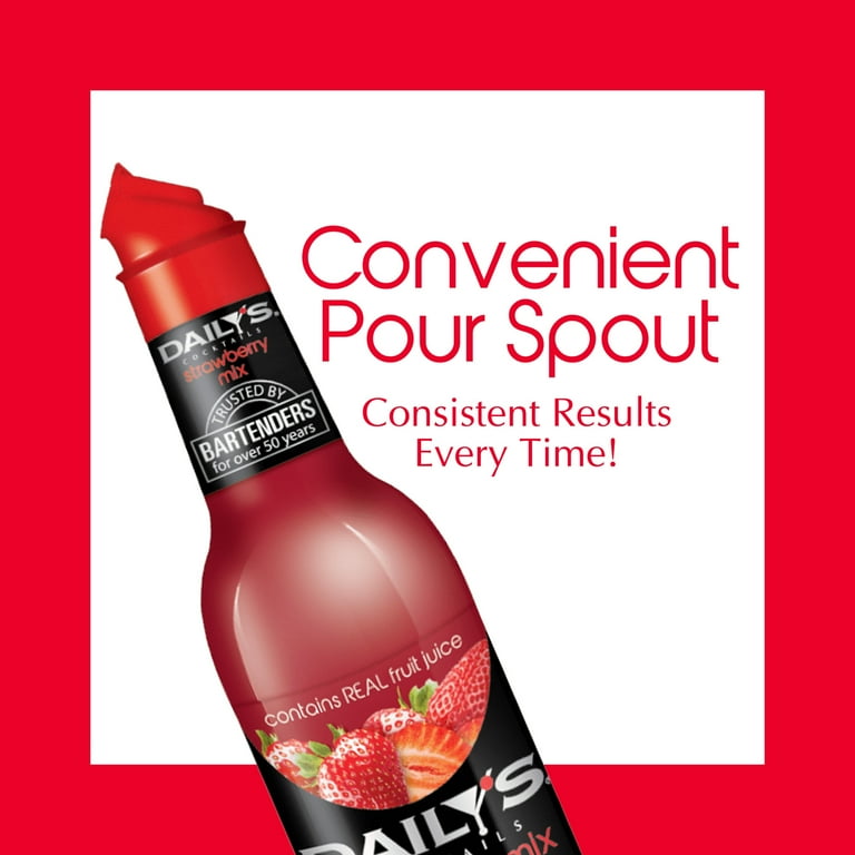 Daily s Strawberry Cocktail Mix 1 L Bottle