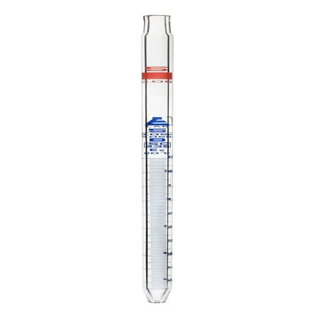 Serological Pipette, 5ml - Class B, Tolerance ±0.050ml - Blue Graduations - Color Code, Red - Calibrated for Delivery to Jet - Borosilicate Glass - Eisco Labs