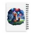 thumbnail image 2 of Happy New Year Yorkshire Terrier Family Cheer Winter Midnight Firework Spiral Bound Journal Yorkie Dog Lover Gifts 5x7in Spiral Notebook - 02025, 2 of 5