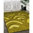 thumbnail image 3 of Ahgly Company Machine Washable Indoor Rectangle Transitional Yellow Area Rugs, 3' x 5', 3 of 7