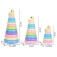 thumbnail image 3 of Tholdsy Stacking Rings Duck Toy para niños Bañera de colores Juguetes de desarrollo temprano Juguetes pequeña Tholdsy FN006916-01, 3 of 6