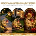 thumbnail image 5 of Solar Christmas Crescent Garden Light Warm Glow, Garden Solar Lights For Patio Cozy Christmas Eve Atmosphere (Winter Chapel), 5 of 7