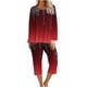 thumbnail image 2 of Puntoco Conjunto Capris de Manga Larga con Cuello Redondo y Estampado navideño para Mujer Puntoco Puntoco-6942, 2 of 5