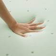 thumbnail image 6 of Mellow 1.5" Ventilated Memory Foam Mattress Topper with Green Tea Infusion, Queen, 6 of 7