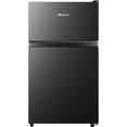 thumbnail image 1 of Frigobar Doble Puerta Hisense RT31D6ABX1 3.1 pies cubicos 87 litros Negro 2024, 1 of 6