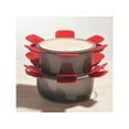 thumbnail image 6 of Le Creuset Felt Cookware Protectors - Set of 3, Flame, 15.75in, 6 of 6