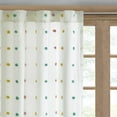 thumbnail image 2 of Intelligent Design Callie Cotton Jacquard Window Panel with Lining in White, 2 of 3
