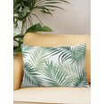 thumbnail image 2 of Outdoor Pillows Waterproof, Green Tropical Botanical Bedding Throw Pillows with Insert for Couch Sofa Bed, Summer Palm Leaves Plants 12x20 Inch Pillowcases Decorative Camping Patio Pillow Set of 1, 2 of 8