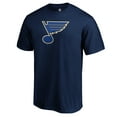 thumbnail image 2 of Men's Navy St. Louis Blues Primary Logo T-Shirt, 2 of 3