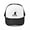 Black/White, variant on - Gone Squatchin Print 3 - Adjustable Unisex Printed Trucker Hat with Mesh Back