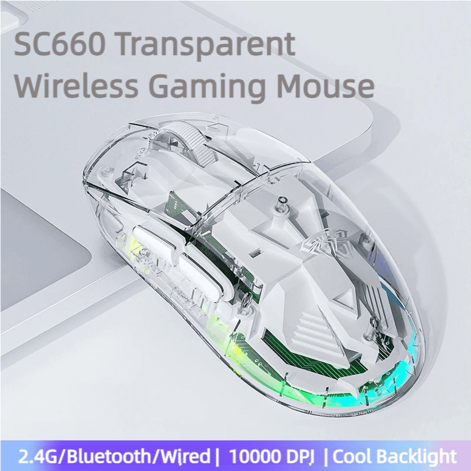 AULA SC660 Wireless Mouse Bluetooth Gaming Mouse 10000DPI Optical Sensor Macro Programmable Ergonomic Mice For Laptop PC Gamer