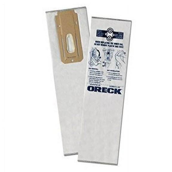 Genuine Oreck XL Upright Vacuum Bags Type CC, CCPK80H Charcoal Odor Reducing OEM [2 Loose Bags]