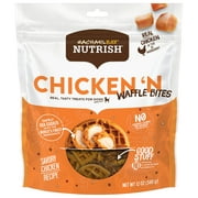 Rachael Ray Nutrish Chicken 'N Waffle Bites Dog Treats, 12-Ounce Bag