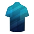 thumbnail image 7 of Dolkfu Shirts Men Striped Collared Athletic Golf Shirts Button Short Sleeve Fishing Polos for Men L, 7 of 7