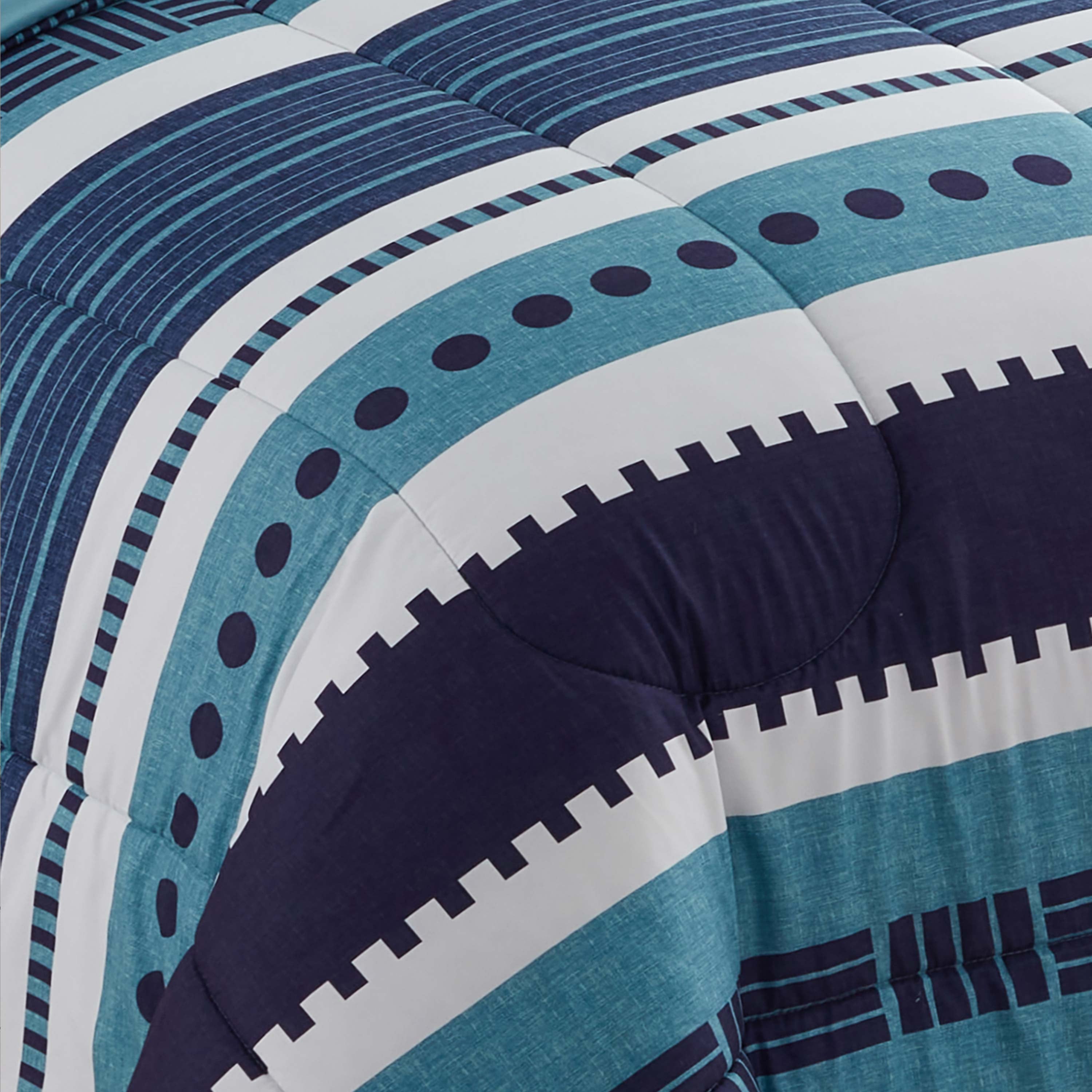 7 Piece Marino Bed in a Bag Comforter & Sheet Set Queen
