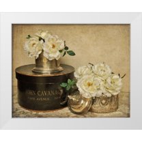 Atria, Cristin 18x15 White Modern Wood Framed Museum Art Print Titled - Park Avenue Roses