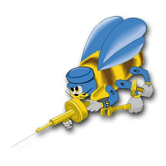 5.5 Inch Navy Sea Bee Vinyl Transfer Decal
