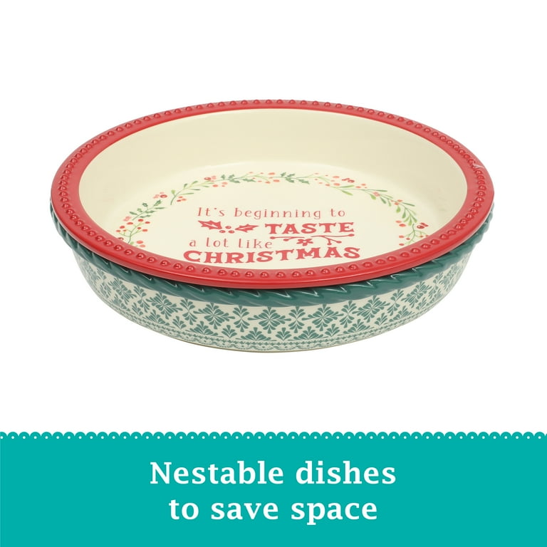 The Pioneer Woman Merry Meadow Stoneware Pie Dish Set 2-Piece