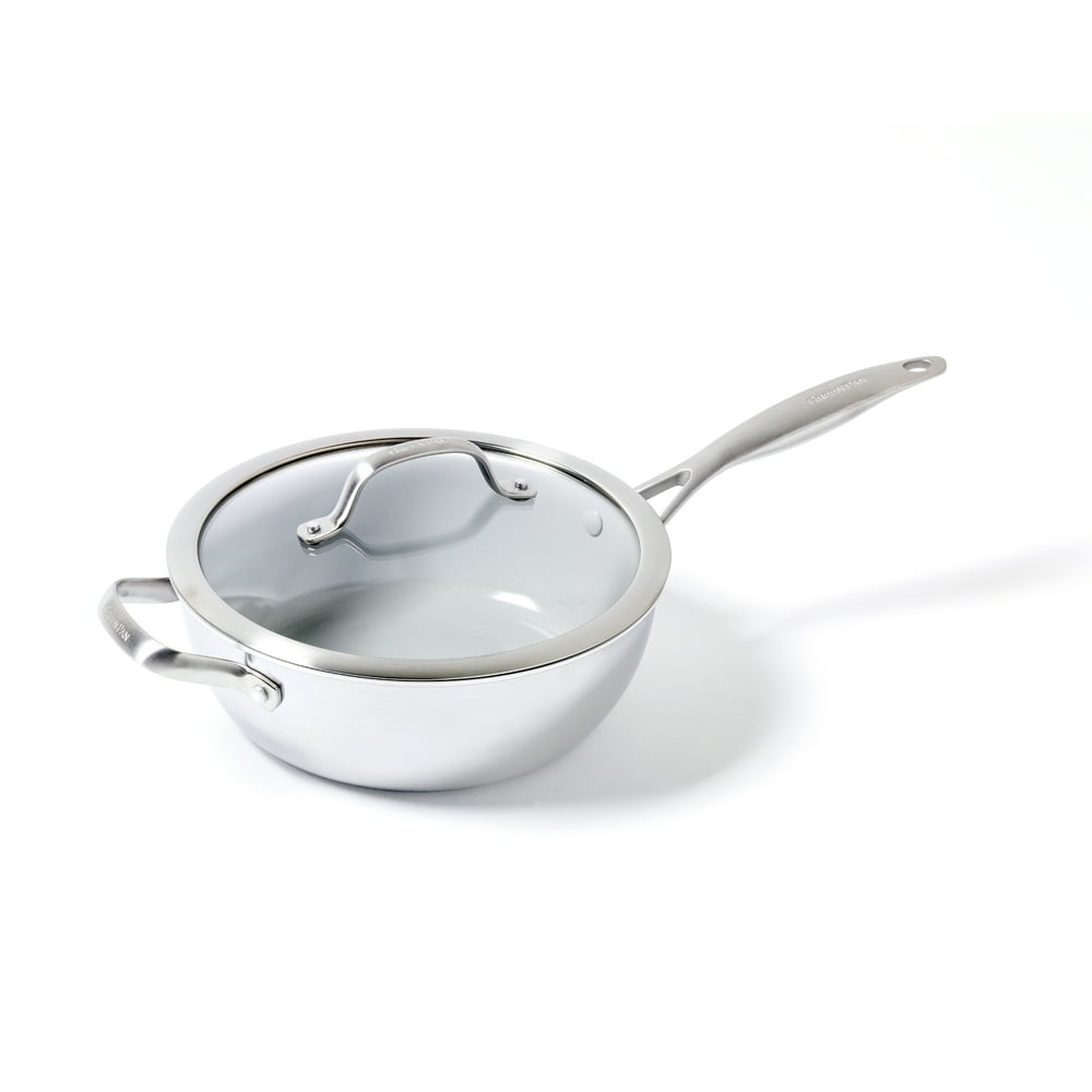 greenpan venice pro 3.5qt. ceramic nonstick chef's pan