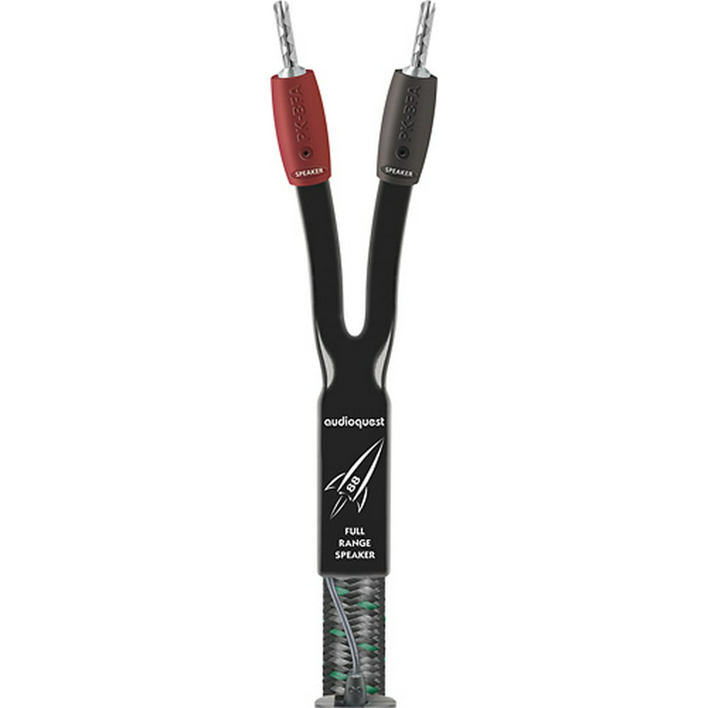 AudioQuest Rocket 88 8' Speaker Cable Black/Gray/Green