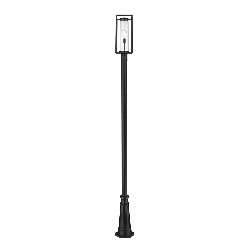 Z Lite 584PHMR-519P-BK 116 in. Dunbroch 1 Light Black Outdoor Post Mounted Fixture