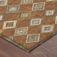 thumbnail image 3 of Addison Rugs Chantille Indoor/Outdoor Transitional Diamond Paprika Machine Washable Rectangle Rug, 10' x 14', 3 of 8