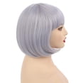 thumbnail image 3 of Onedor 10" Short Straight Hair Flapper Cosplay Costume Bob Wig (T4110), 3 of 7