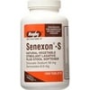 Rugby Senexon-S Natural Vegetable Laxative Plus Stool Softener Tablets 1000 ea (Pack of 3)