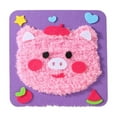 thumbnail image 1 of Handmade Cartoon Embroidery Kit for Kids - Soft Yarn Needlework Art Craft Sewing Projects, Educational & Fun DIY Activity for Children 3, 1 of 8