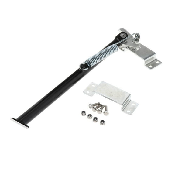 14" Motorcycle Kickstand Side Stand Heavy Duty Supporter Motocross Accessories, No Drilling Required. Attaches Firmly And Easily to The swing upper arm.