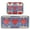 Retro Valentine, variant on 2-Piece Ultra Soft Absorbent Floor Mats With Anti-Skid Backing For Kitchen Bathroom Laundry Room Retro Valentine