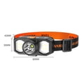 thumbnail image 3 of Lámpara Linterna LED impermeable USB recargable XPE COB pesca linterna frontal Ehuebsd Para estrenar, 3 of 5