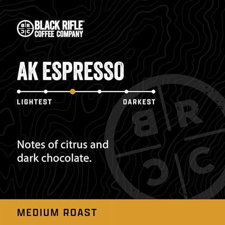 Black Rifle Coffee Company AK Espresso, 32 Medium Roast Coffee