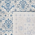 thumbnail image 4 of SAFAVIEH Brentwood Gillian Floral Runner Rug, Ivory/Blue, 2' x 8', 4 of 8