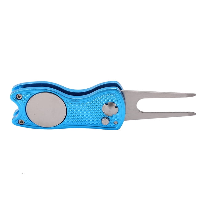 YLSHRF Fourche à Piquer Pliable Outil de Réparation de Divot Léger pour
