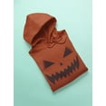 thumbnail image 3 of Creepy Halloween Pumpkin Face Hoodie Men -GoatDeals Designs, Male XX-Large, 3 of 4